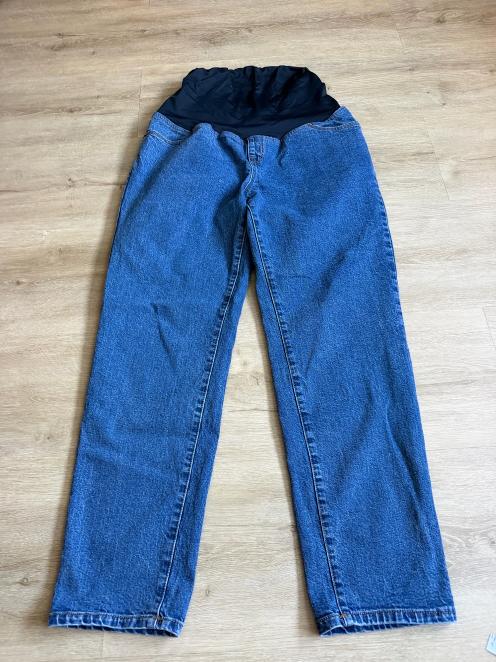 Isabel Maternity Denim Jeans 90s Straight Size 10